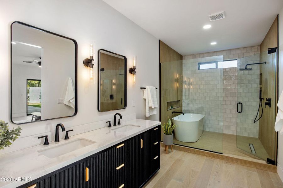 Primary bathroom Primary bathroom