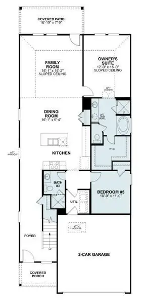 2D floor plan layout of this home in Magnolia Ridge, Magnolia, TX (Image 4). 2D floor plan layout of this home in Magnolia Ridge, Magnolia, TX (Image 4).