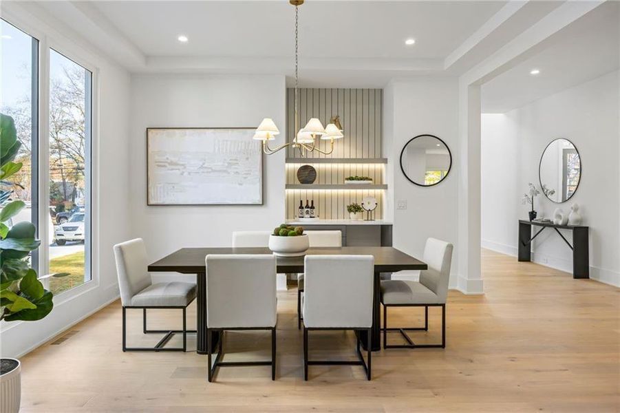 Furnished interior view inside a new home in , Chamblee (Image 8).