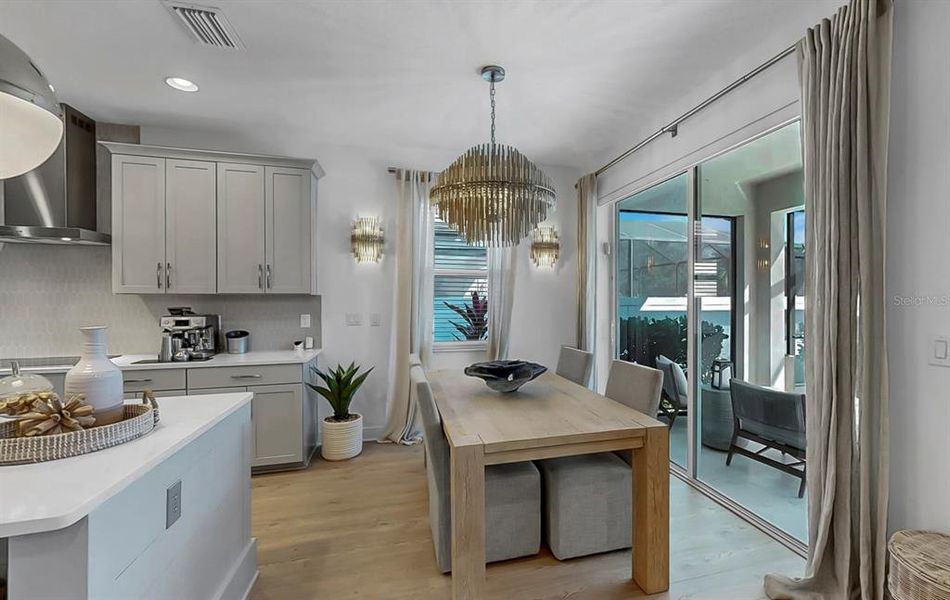 Furnished interior view inside a new home in , Sarasota (Image 8).