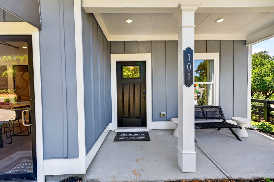Exterior details and patio area of a home in Laurel Creek, Calhoun (Image 2). Exterior details and patio area of a home in Laurel Creek, Calhoun (Image 2).