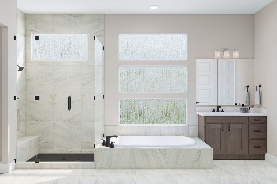 Furnished interior view inside a new home in Harvest Green, Richmond (Image 10). Furnished interior view inside a new home in Harvest Green, Richmond (Image 10).