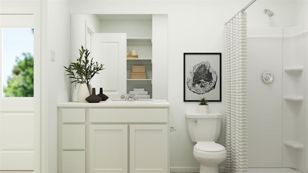 Furnished interior view inside a new home in Santa Fe Village, Cleveland (Image 12). Furnished interior view inside a new home in Santa Fe Village, Cleveland (Image 12).