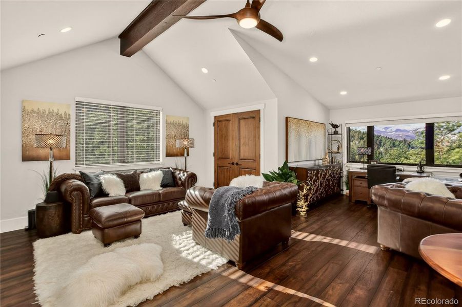 Furnished interior view inside a new home in , Evergreen (Image 7).