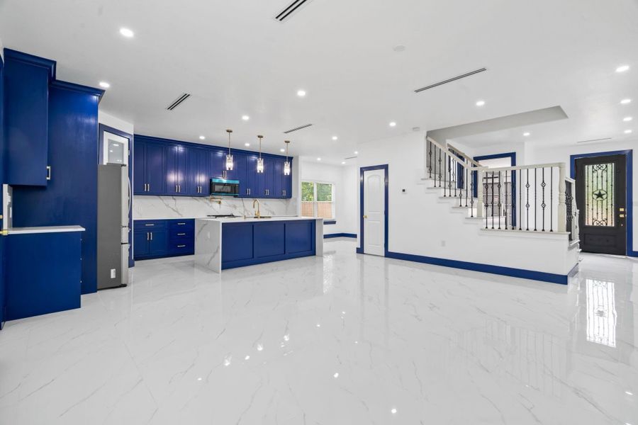 View of the living area.