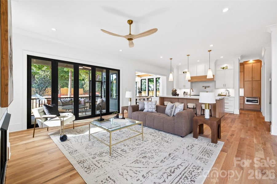 Furnished interior view inside a new home in , Charlotte (Image 15).