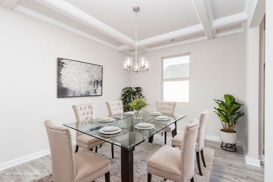 Representative furnished interior of a home built from the Hickory by Nason Homes in Brady Estates, Murfreesboro (Image 5).