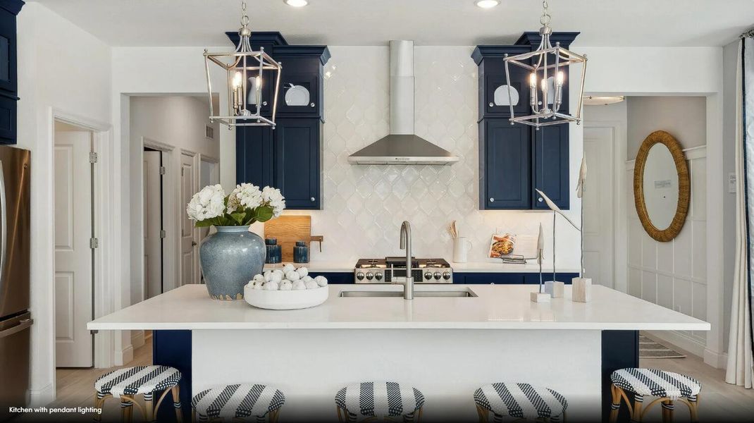 Furnished interior view inside a new home in K. Hovnanian's® Four Seasons at Lakes of Cane Bay, Summerville (Image 4).