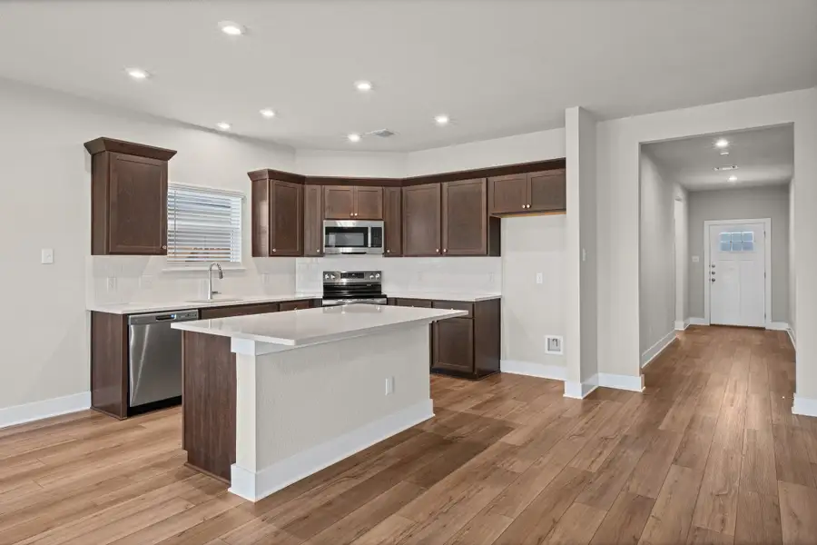 Furnished interior view inside a new home in Hartrick Ranch, Temple (Image 4).