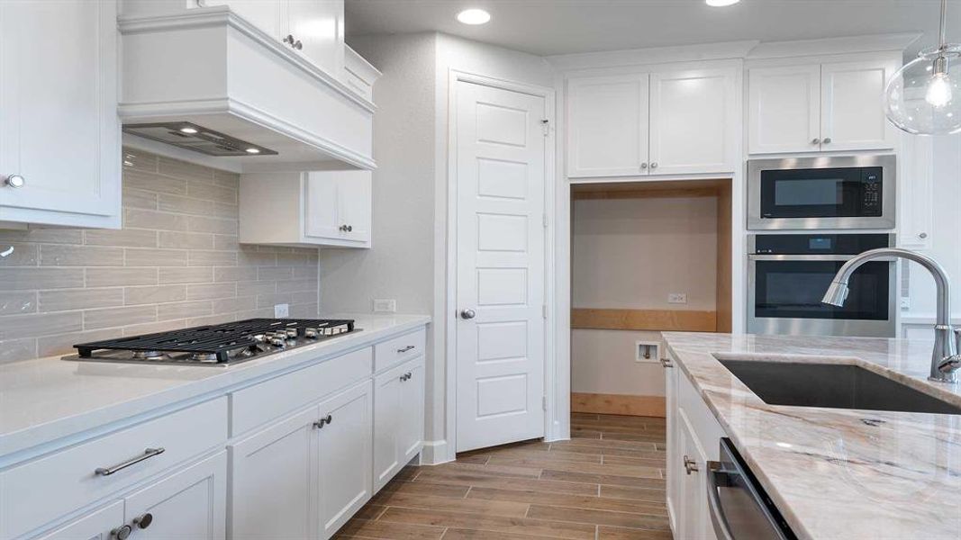 Furnished interior view inside a new home in The Heights At Uptown Celina 50', Celina (Image 8). Furnished interior view inside a new home in The Heights At Uptown Celina 50', Celina (Image 8).