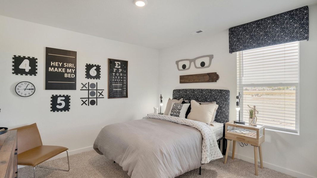 Furnished interior view inside a new home in The Ridge at Lorson Ranch, Colorado Springs (Image 15).