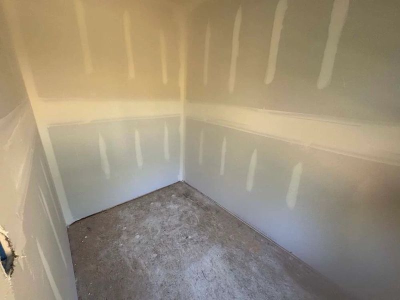 Primary Bedroom Walk-In Closet Construction Progress