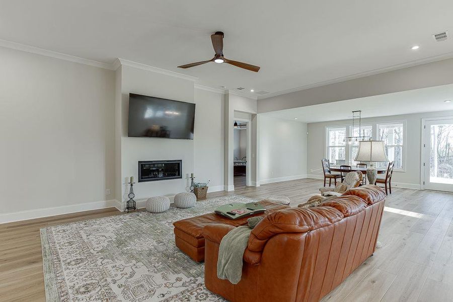 Furnished interior view inside a new home in , Hoschton (Image 35).