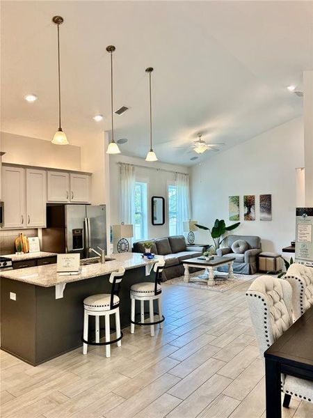 Furnished interior view inside a new home in , Deland (Image 4). Furnished interior view inside a new home in , Deland (Image 4).