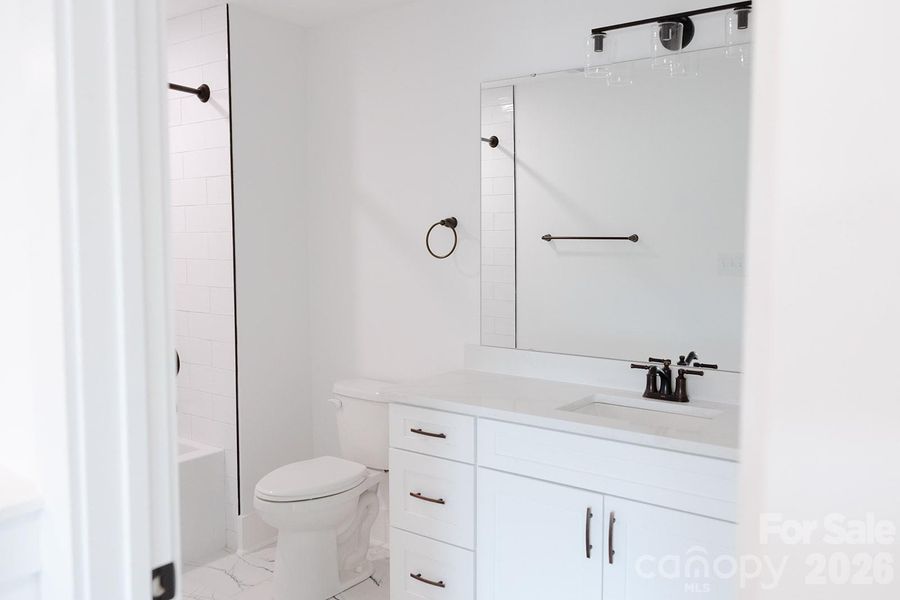 Furnished interior view inside a new home in , York (Image 6).