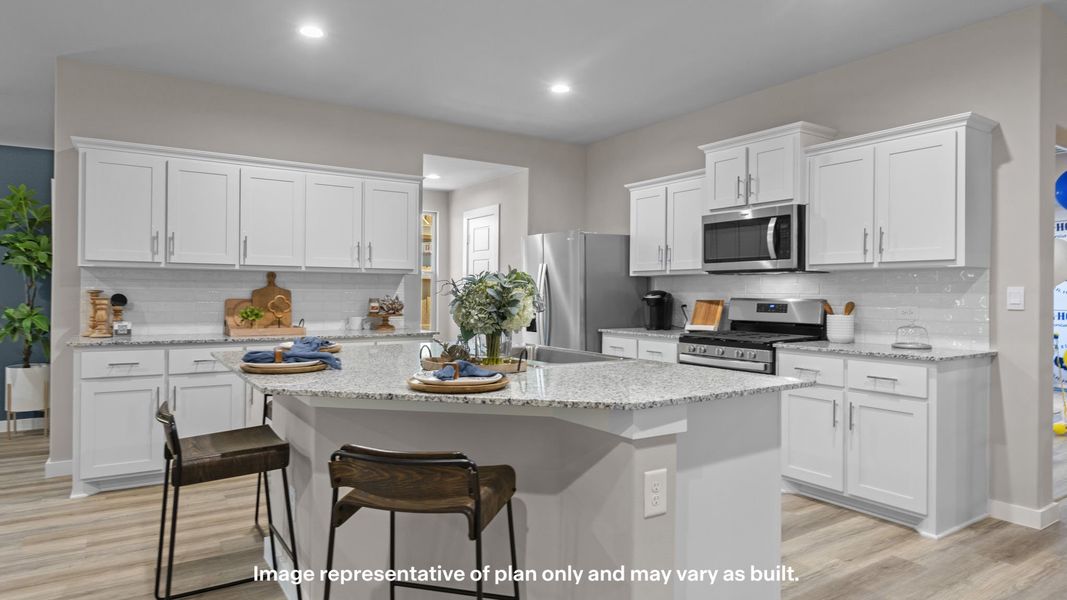 Furnished interior view inside a new home in Homestead at Parks Bell Ranch, Odessa (Image 5).