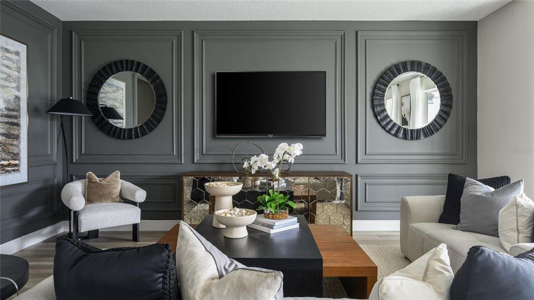 Furnished interior view inside a new home in Pasadena Woods, Dade City (Image 22).