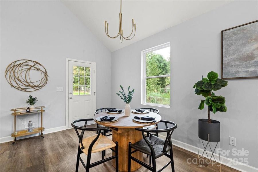 Furnished interior view inside a new home in , Kannapolis (Image 16). Furnished interior view inside a new home in , Kannapolis (Image 16).