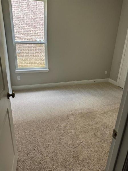 Empty room with carpet