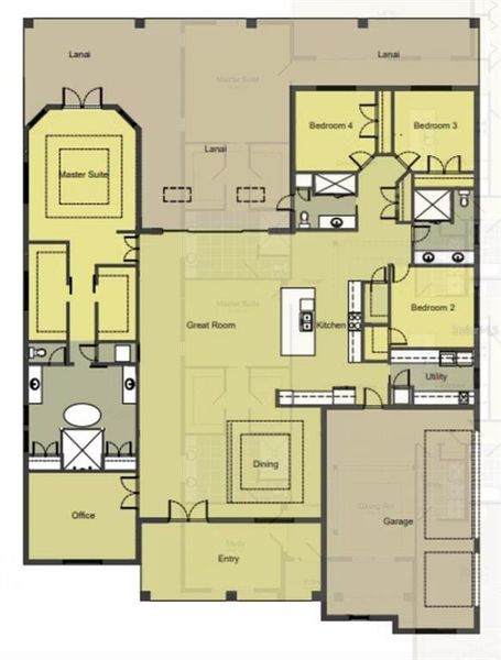 Floorplan of Main Home