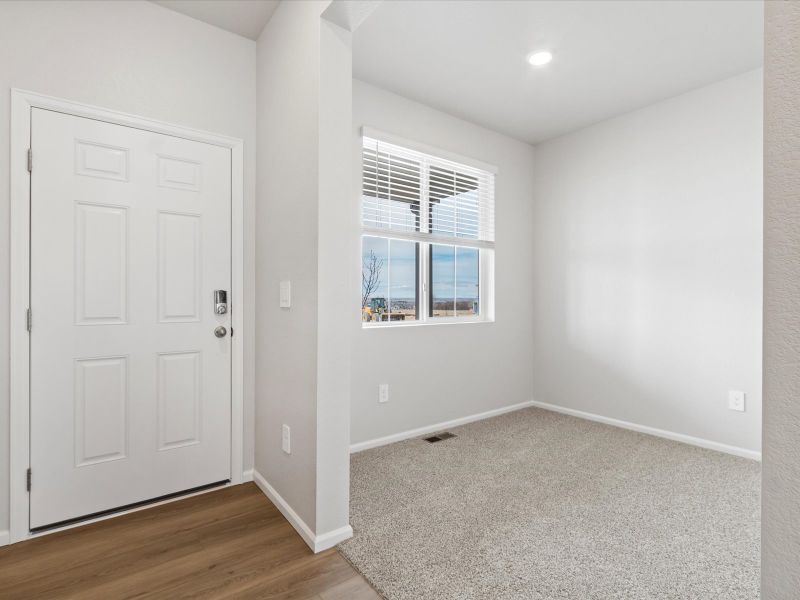 The Pagosa floorplan interior image taken at a Meritage Homes community in Greeley, CO.