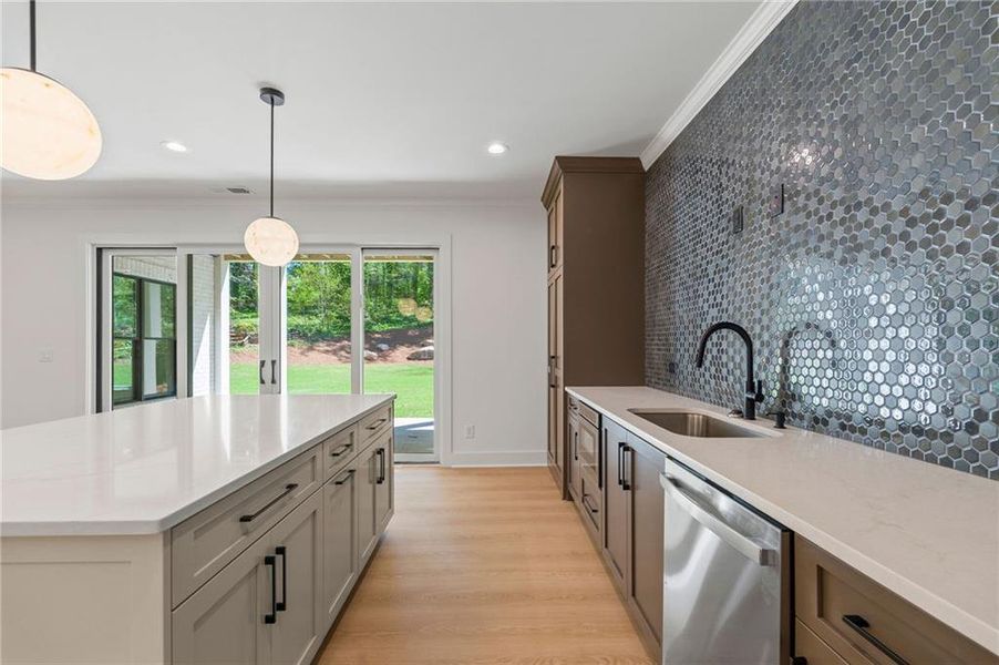Furnished interior view inside a new home in , Marietta (Image 17).