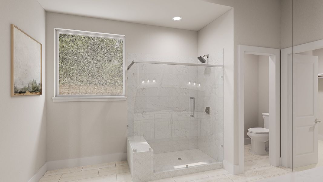 Furnished interior view inside a new home in Union Park, Little Elm (Image 10).