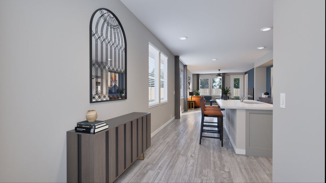 Image 32 representing the Lakeway by Tricoast Homes in La Segarra 40', Brookshire, TX.