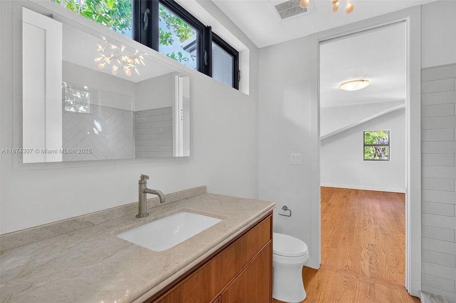 Furnished interior view inside a new home in , Miami (Image 17).