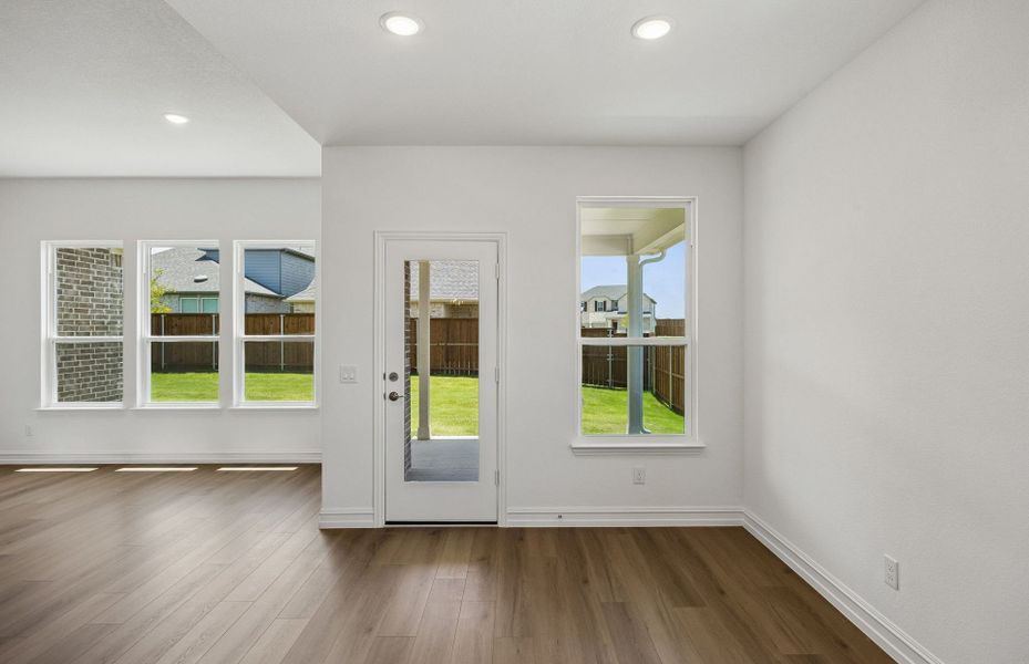 Spacious, unfurnished interior of a new home in Creekview Meadows, Pilot Point (Image 24). Spacious, unfurnished interior of a new home in Creekview Meadows, Pilot Point (Image 24).