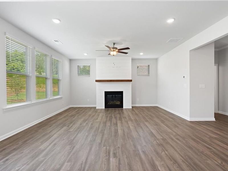 Spacious, unfurnished interior of a new home in Cedar Farms, Winder (Image 20). Spacious, unfurnished interior of a new home in Cedar Farms, Winder (Image 20).