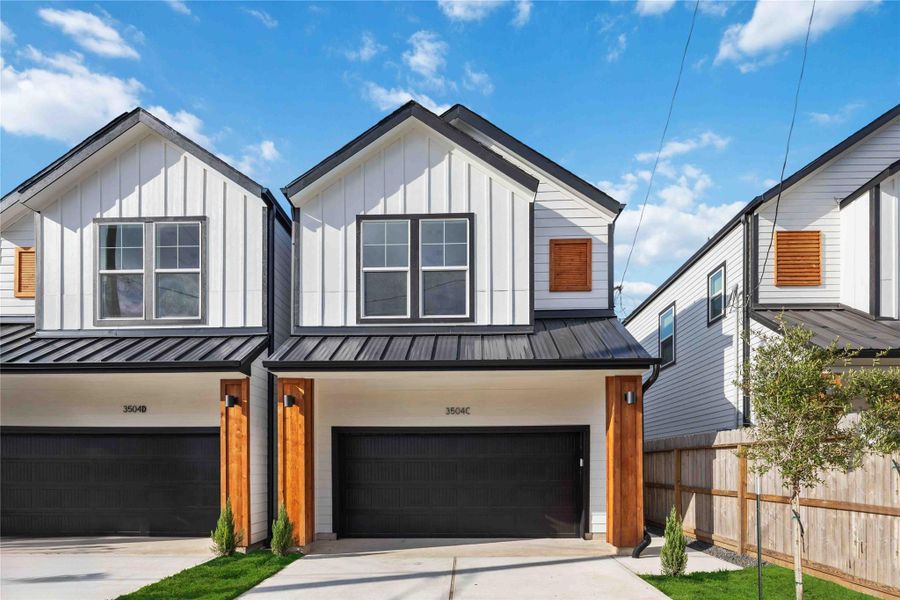 Front exterior of a new home in , Houston, TX, highlighting curb appeal (Image 16).