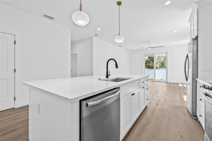 Furnished interior view inside a new home in , Tampa (Image 11). Furnished interior view inside a new home in , Tampa (Image 11).