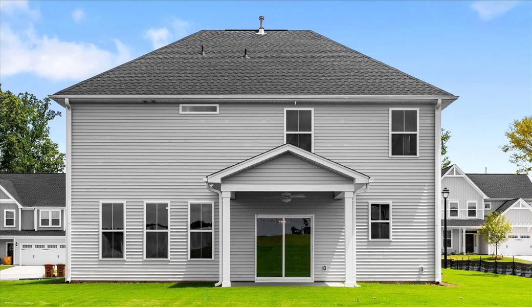 Exterior details and patio area of a home in Fieldstone, Lexington (Image 23).
