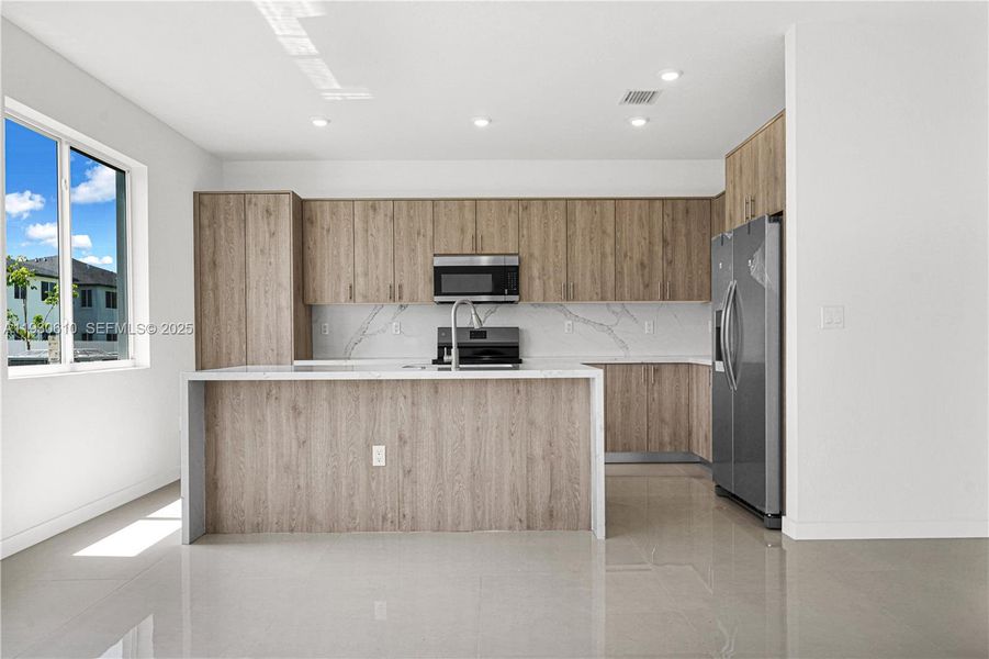 Furnished interior view inside a new home in , Miami (Image 11). Furnished interior view inside a new home in , Miami (Image 11).