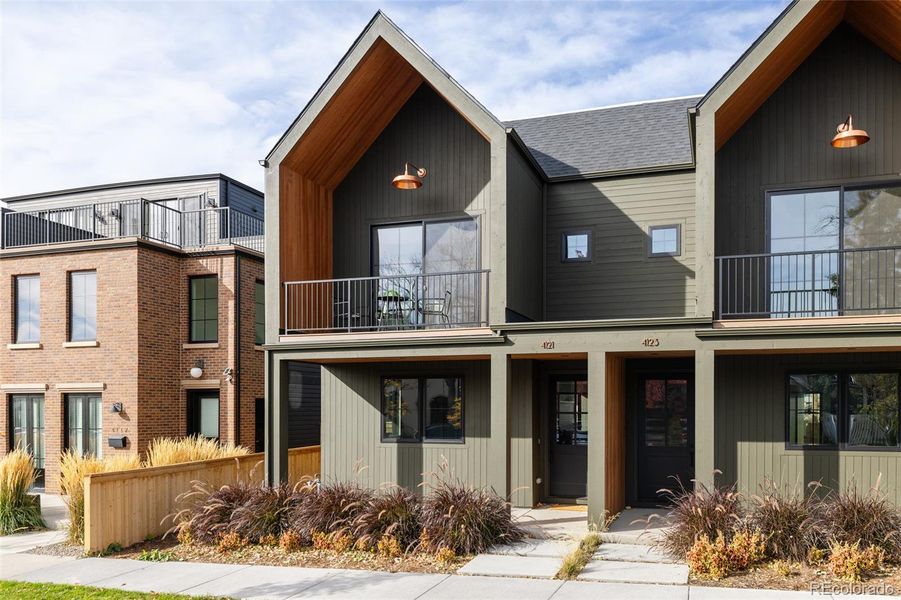 Exterior details and patio area of a home in , Denver (Image 29). Exterior details and patio area of a home in , Denver (Image 29).