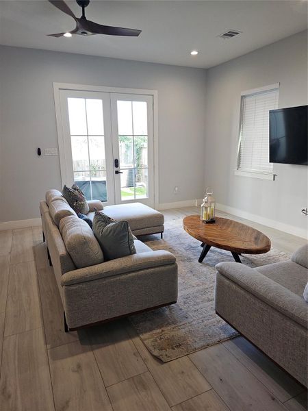 Furnished interior view inside a new home in , Houston (Image 13).