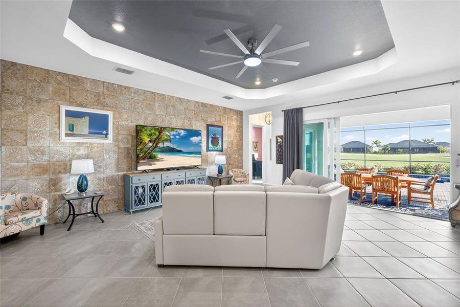 Furnished interior view inside a new home in , Venice (Image 8).