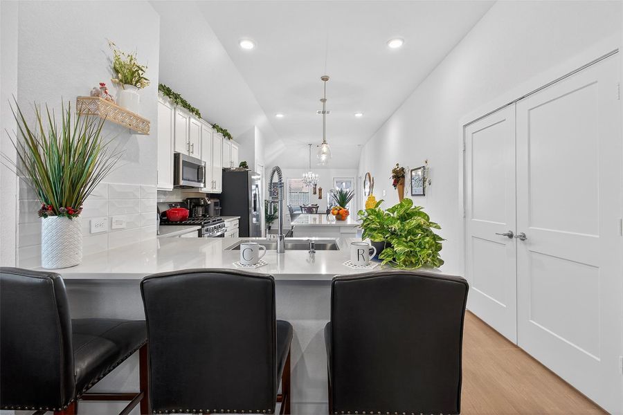 Furnished interior view inside a new home in Moran Ranch, Willis (Image 11).