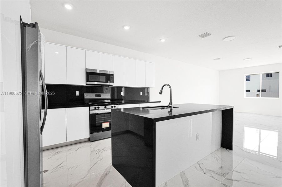 Furnished interior view inside a new home in , Miami (Image 5).