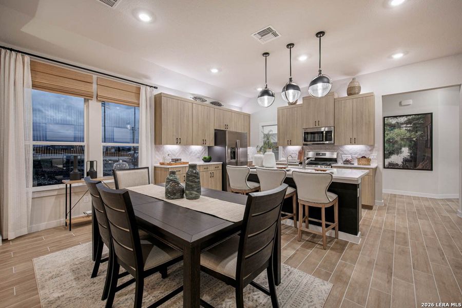 Furnished interior view inside a new home in Stream Waters, Seguin (Image 11).