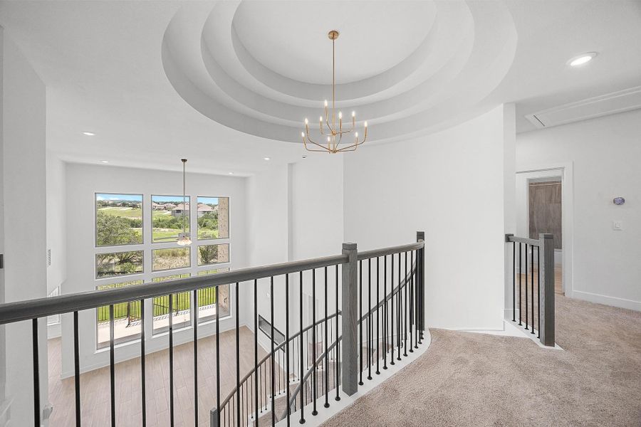 Spacious, unfurnished interior of a new home in Lakeside at Tessera - 60', Lago Vista (Image 11).