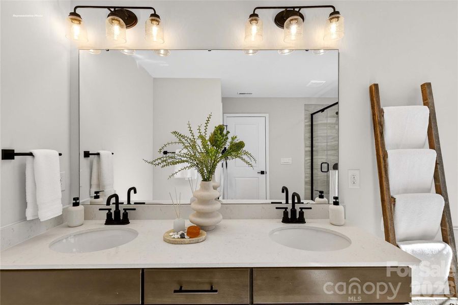 Furnished interior view inside a new home in , Mooresville (Image 25).