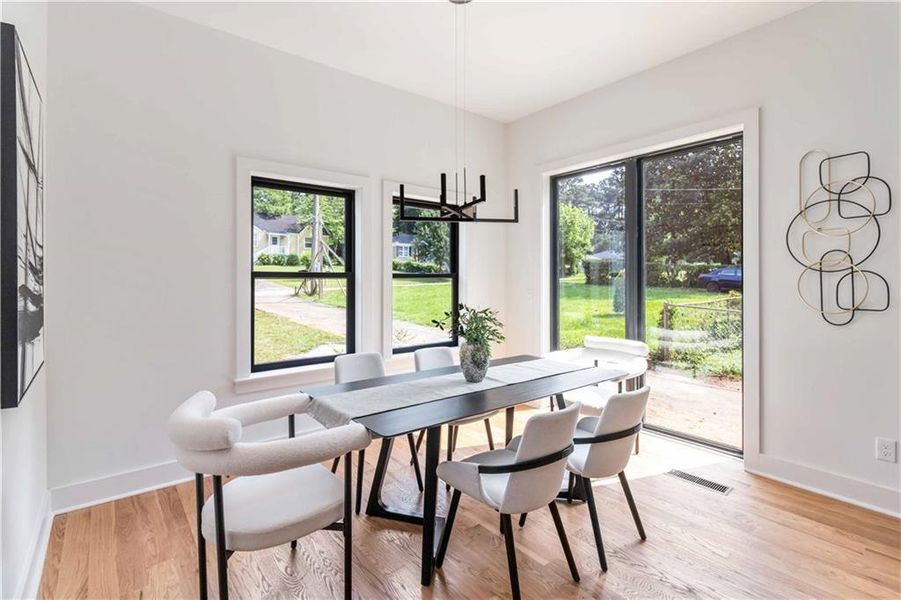 Furnished interior view inside a new home in , Decatur (Image 18).