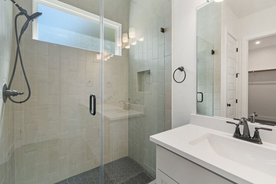 Furnished interior view inside a new home in Persimmon, Buda (Image 11).