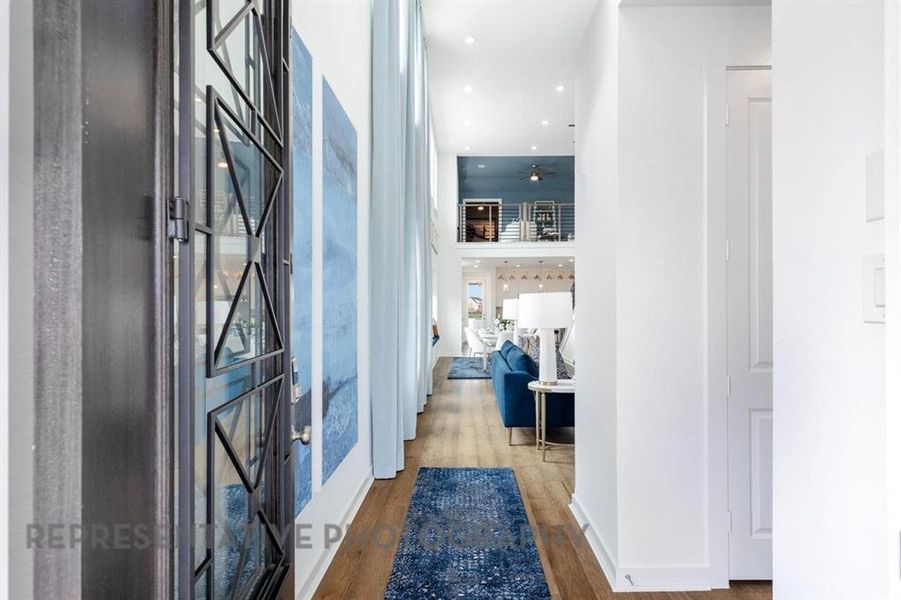 Furnished interior view inside a new home in , Midlothian (Image 8).