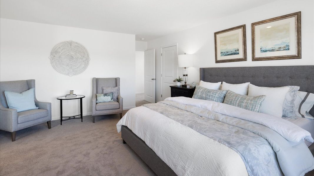 Representative furnished interior of a home built from the Darwin by D.R. Horton in Millstone Village, Morristown (Image 12).