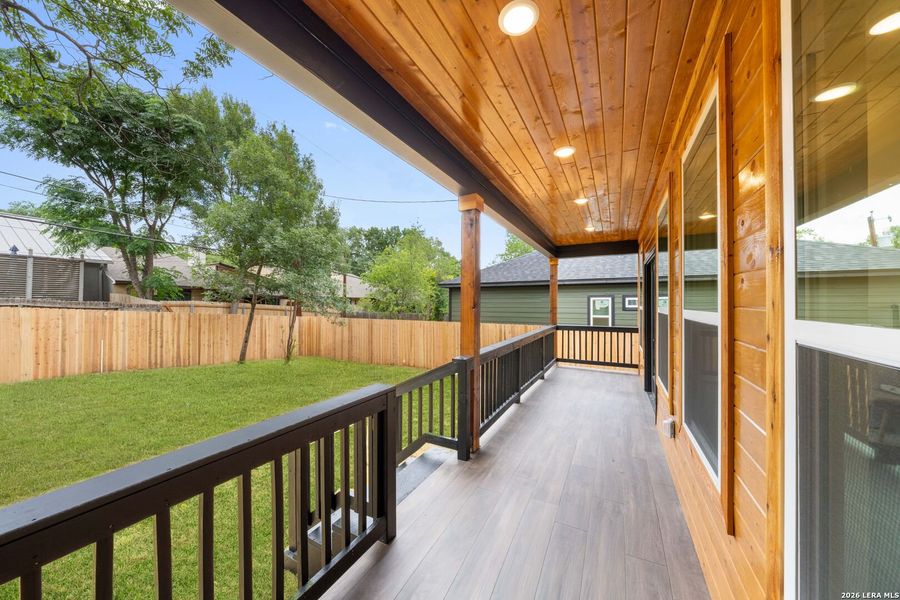 Exterior details and patio area of a home in , San Antonio (Image 3).
