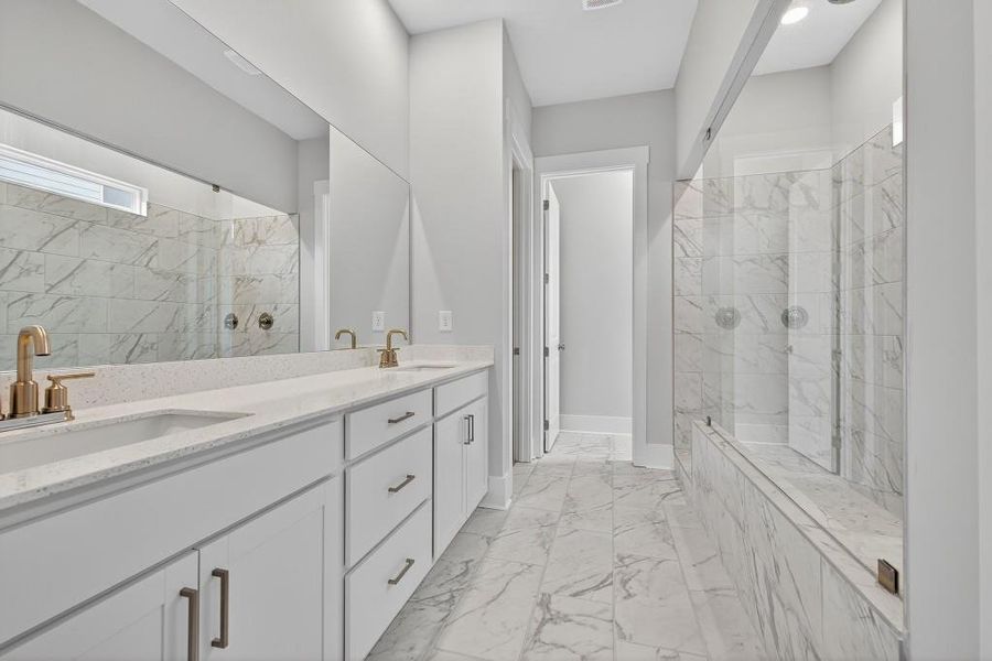 Furnished interior view inside a new home in Red Bird Manor, Jefferson (Image 12). Furnished interior view inside a new home in Red Bird Manor, Jefferson (Image 12).