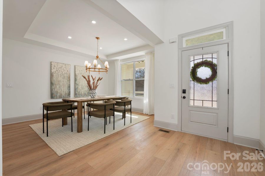 Furnished interior view inside a new home in , Mint Hill (Image 34). Furnished interior view inside a new home in , Mint Hill (Image 34).